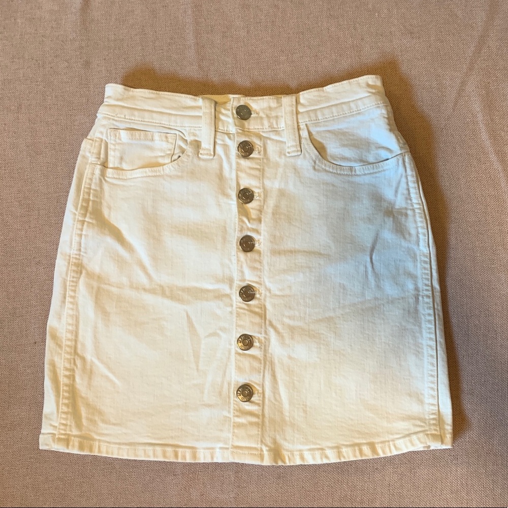 Madewell button down skirt